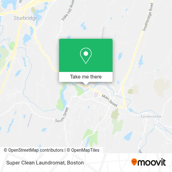 Super Clean Laundromat map