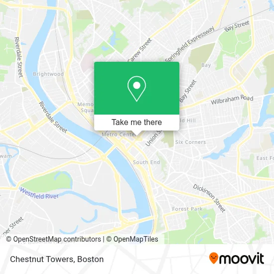 Chestnut Towers map