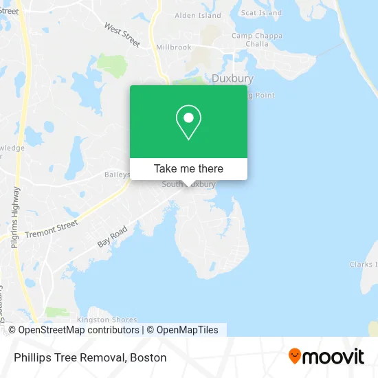 Phillips Tree Removal map