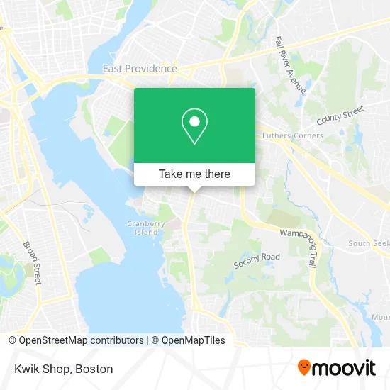 Kwik Shop map
