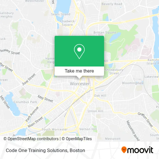 Code One Training Solutions map