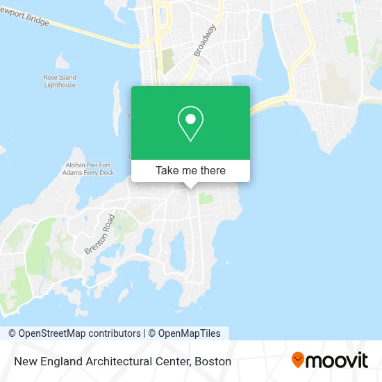 New England Architectural Center map