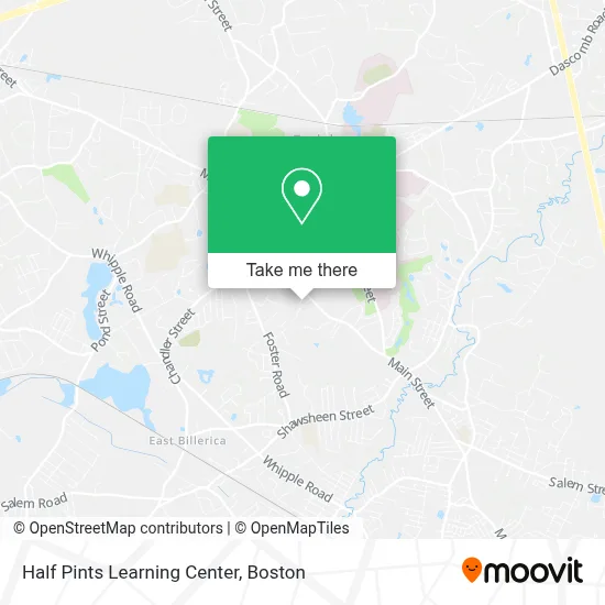 Half Pints Learning Center map