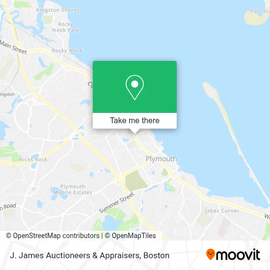 J. James Auctioneers & Appraisers map