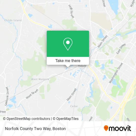 Norfolk County Two Way map