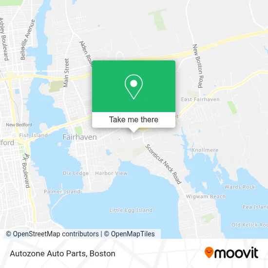 Autozone Auto Parts map