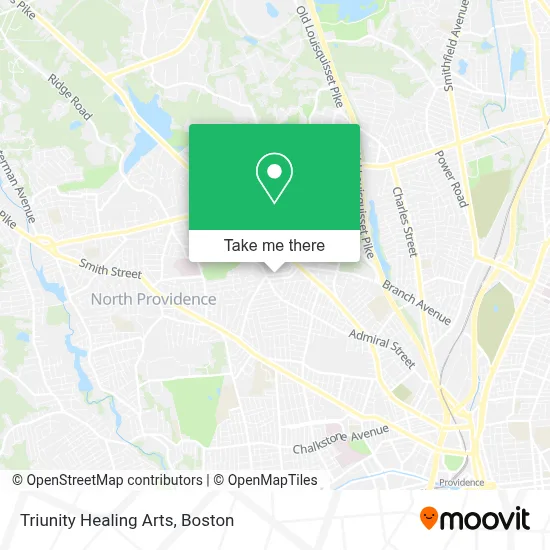 Triunity Healing Arts map