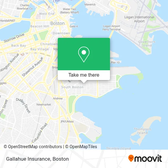 Gallahue Insurance map