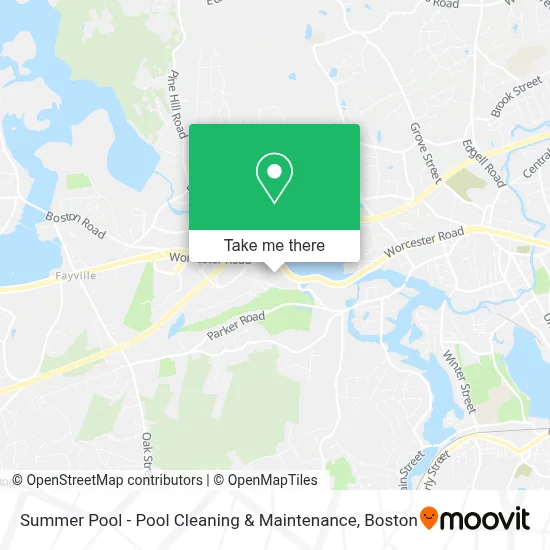 Summer Pool - Pool Cleaning & Maintenance map