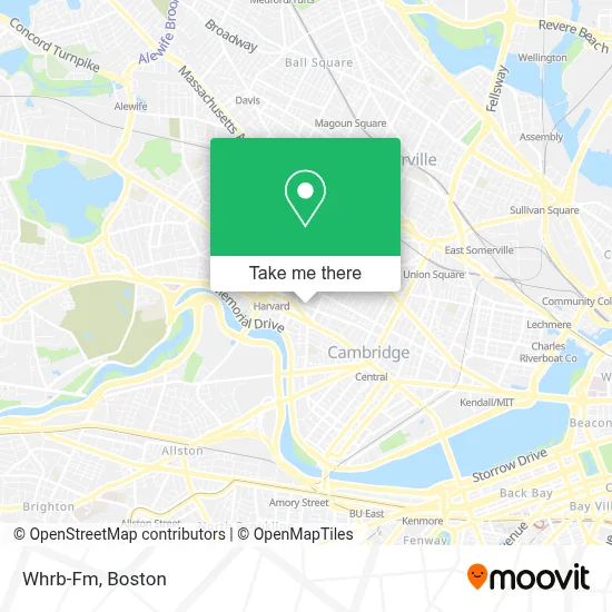 Whrb-Fm map