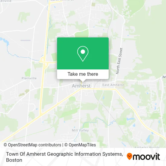 Town Of Amherst Geographic Information Systems map
