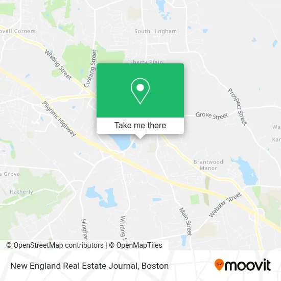 New England Real Estate Journal map