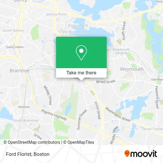 Ford Florist map