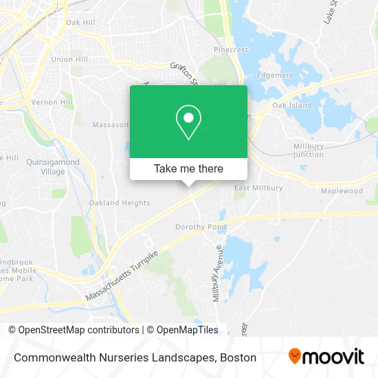 Commonwealth Nurseries Landscapes map