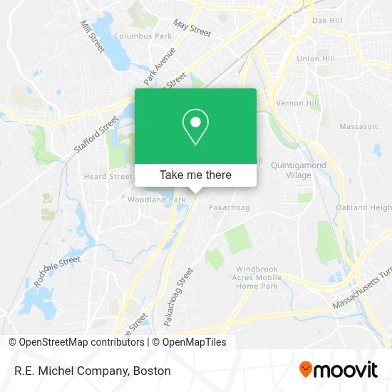 R.E. Michel Company map