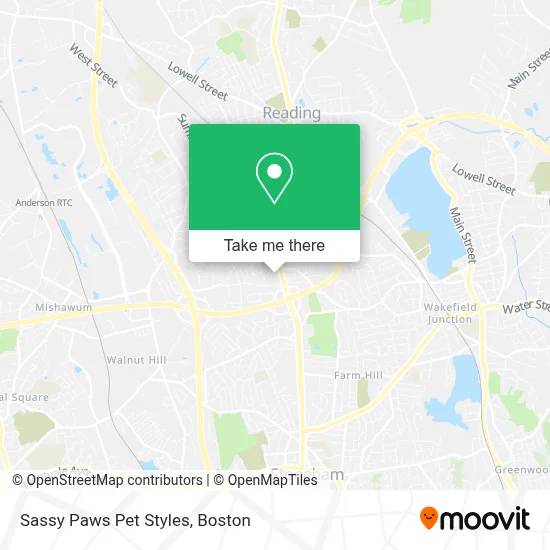 Sassy Paws Pet Styles map