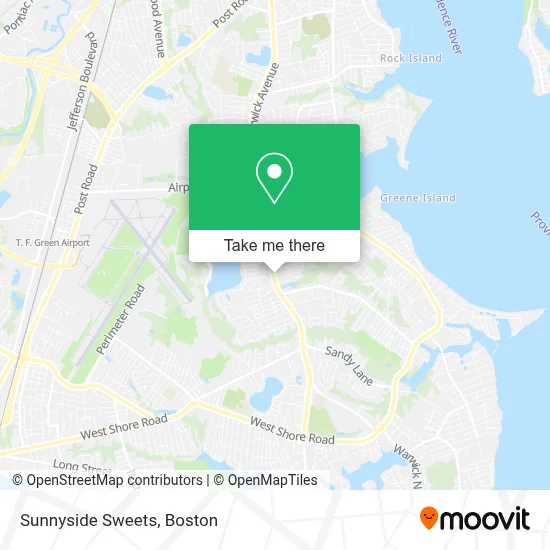 Sunnyside Sweets map