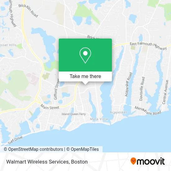 Walmart Wireless Services map