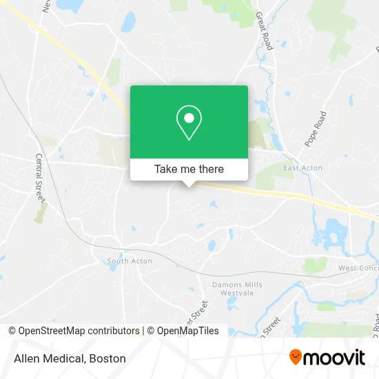 Allen Medical map