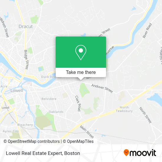 Lowell Real Estate Expert map