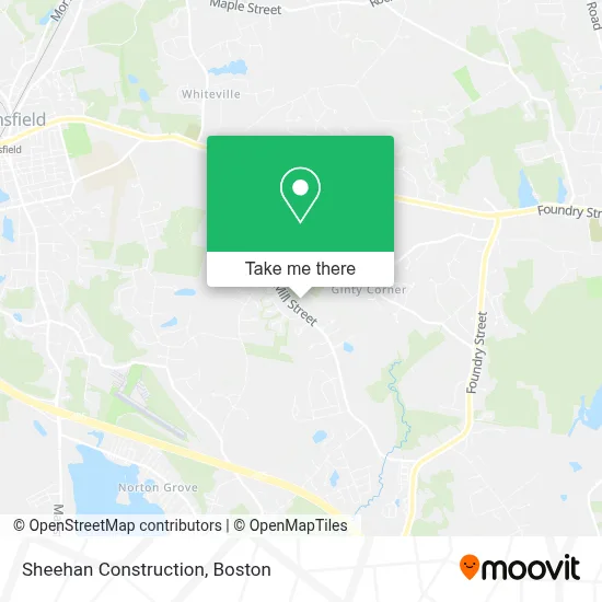 Sheehan Construction map