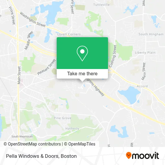 Pella Windows & Doors map