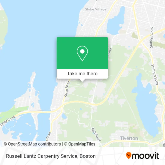 Russell Lantz Carpentry Service map
