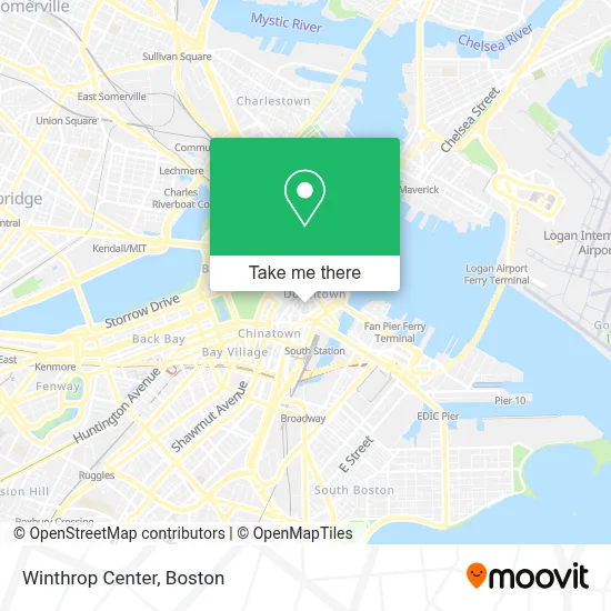Winthrop Center map