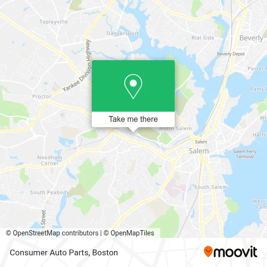 Consumer Auto Parts map