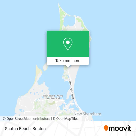 Scotch Beach map