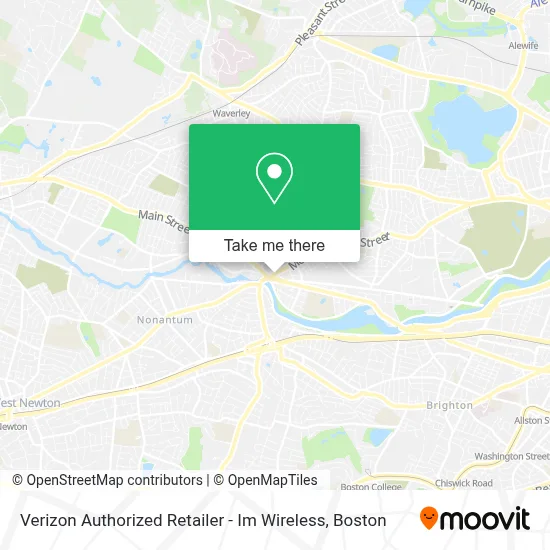 Verizon Authorized Retailer - Im Wireless map