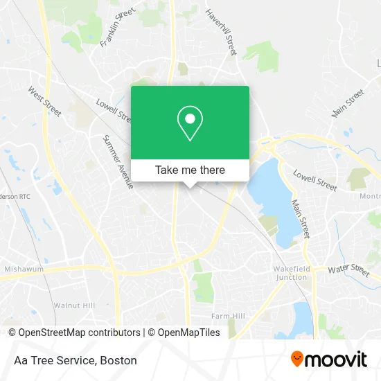 Aa Tree Service map