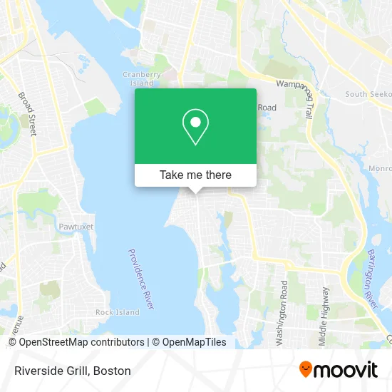 Riverside Grill map