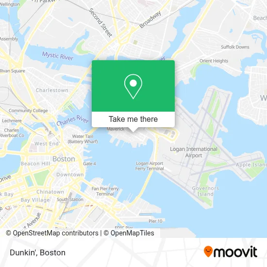 Dunkin' map