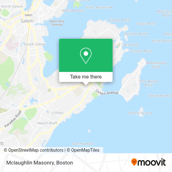 Mclaughlin Masonry map
