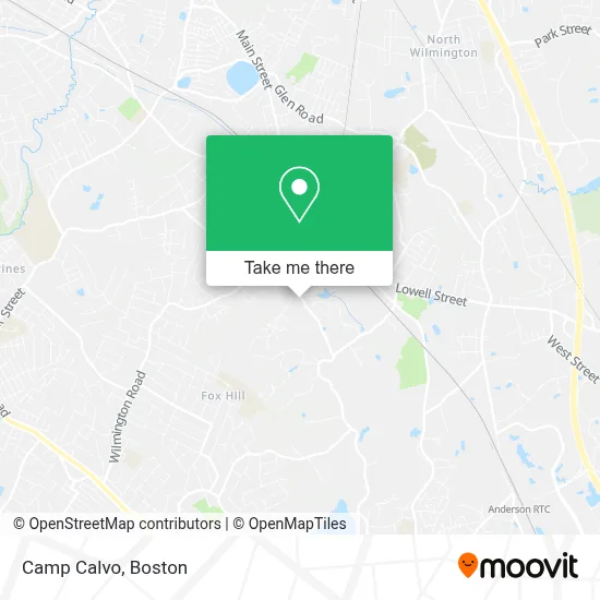 Camp Calvo map