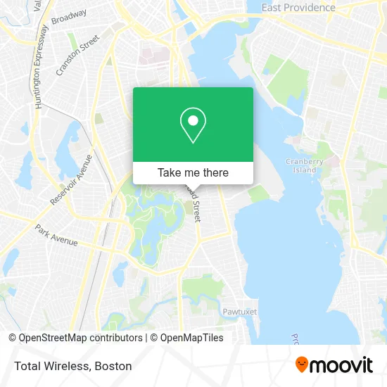 Total Wireless map