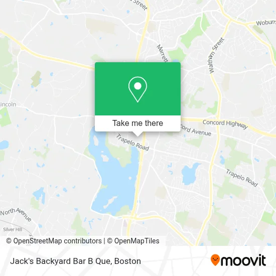 Jack's Backyard Bar B Que map