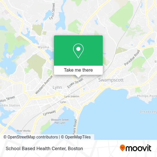School Based Health Center map