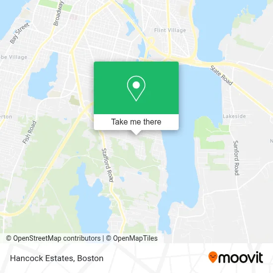 Hancock Estates map