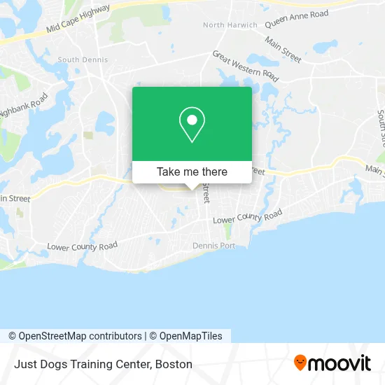 Just Dogs Training Center map