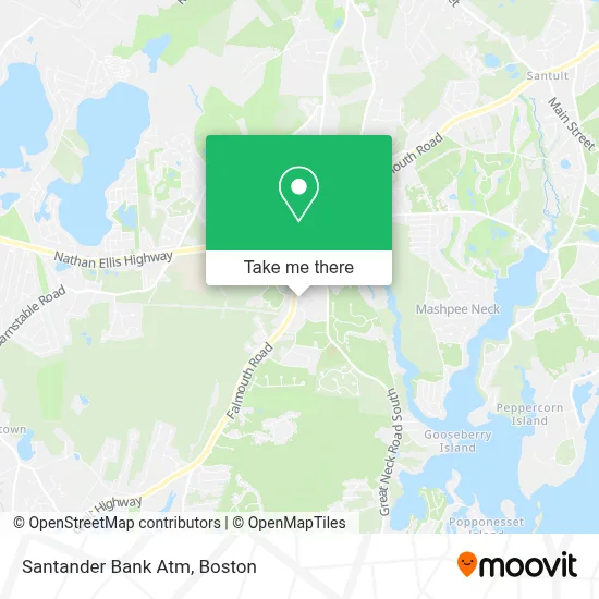 Santander Bank Atm map