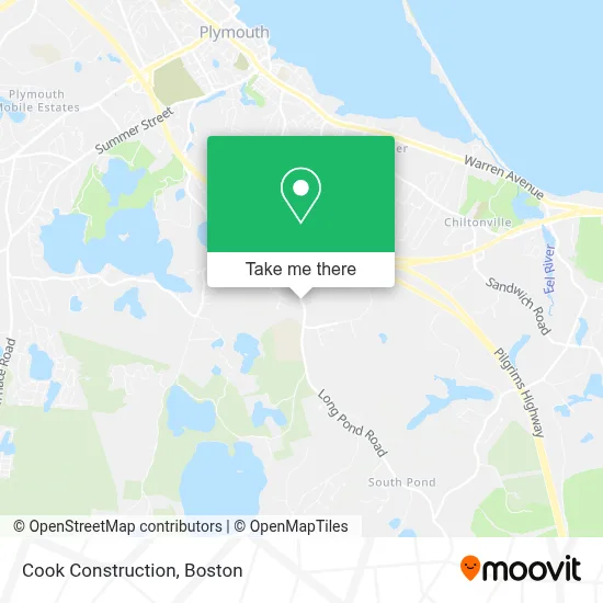 Cook Construction map