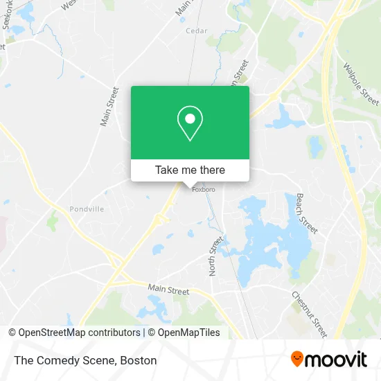 The Comedy Scene map