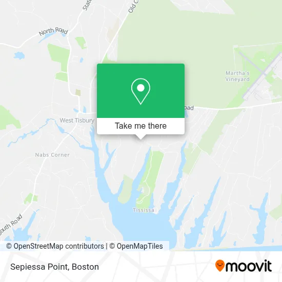 Sepiessa Point map