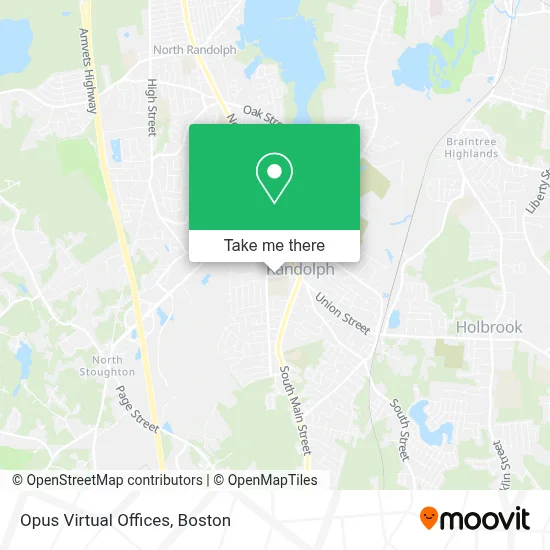 Opus Virtual Offices map