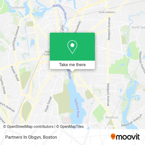 Partners In Obgyn map