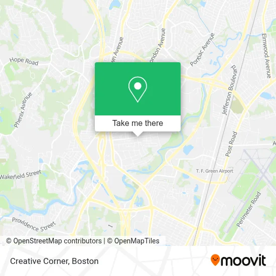 Creative Corner map