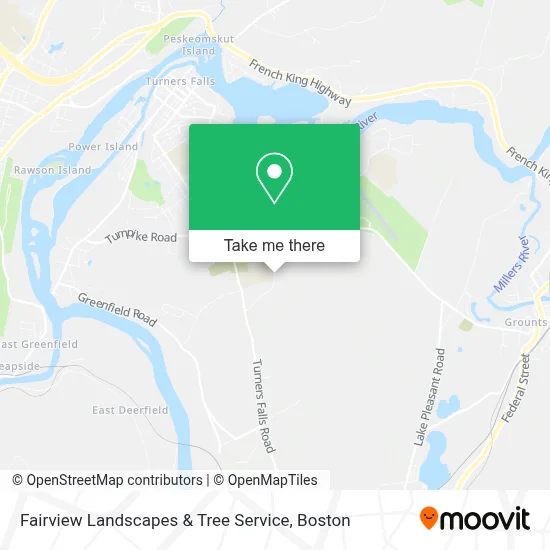 Fairview Landscapes & Tree Service map