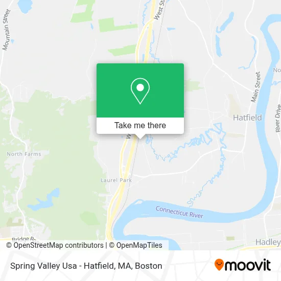 Spring Valley Usa - Hatfield, MA map